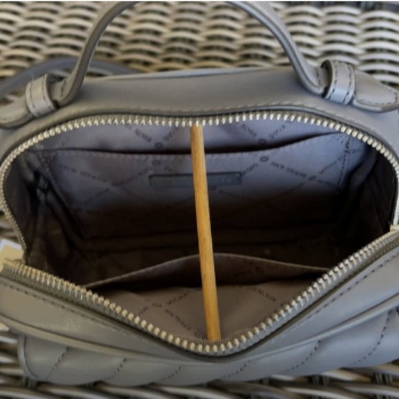 Michael Kors Small Rose Top Handle Leather Satchel - Picture 16 of 16